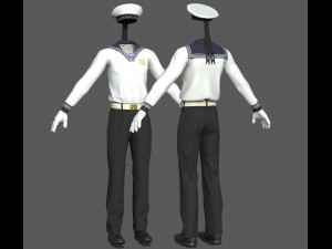 suit sailor Modelo 3D