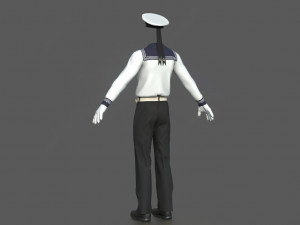 suit sailor 3D Model