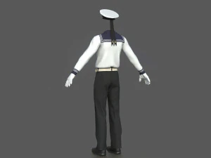 suit sailor 3D Model
