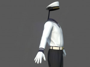 suit sailor 3D Model