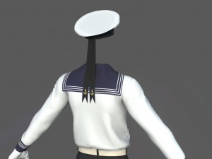suit sailor 3D Model