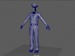 suit sailor 3D Model