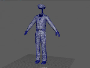 suit sailor 3D Model