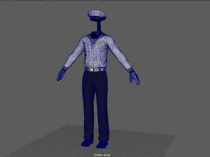suit sailor 3D Model