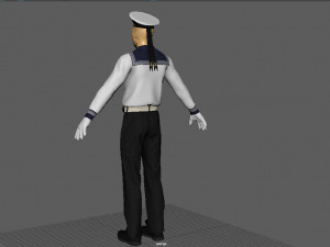 suit sailor 3D Model