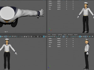 suit sailor 3D Model
