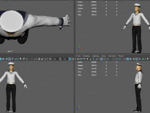 suit sailor 3D Model