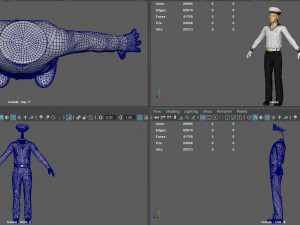 suit sailor 3D Model