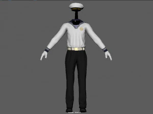 suit sailor 3D Model