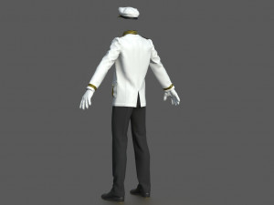 officer marine 3Dモデル
