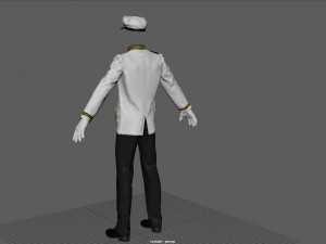 officer marine 3Dモデル