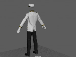 officer marine 3D Model