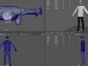 officer marine 3D Model