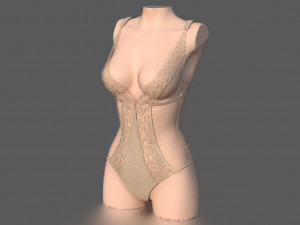 lace body 2 Modelo 3D