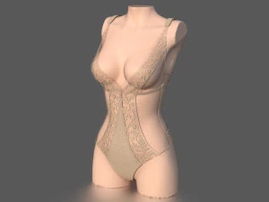 lace body 2 3D Model