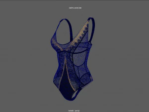 lace body 2 3D Model