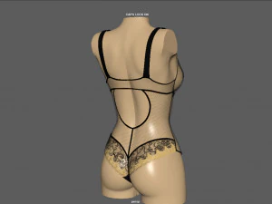 lace body 2 3D Model