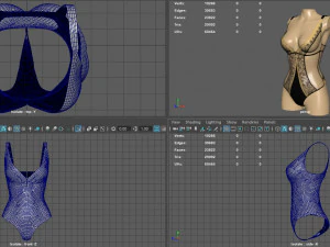 lace body 2 3D Model
