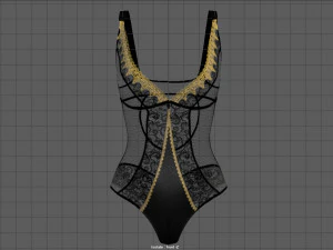 lace body 2 3D Model