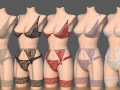 lingerie pack 3D 모델