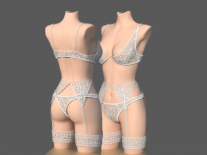 lingerie pack 3D Model