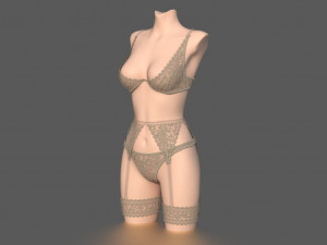 lingerie pack 3D Model