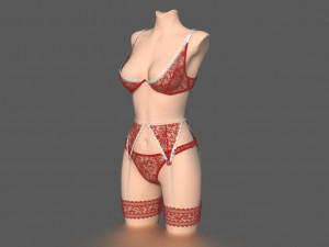 lingerie pack 3D Model