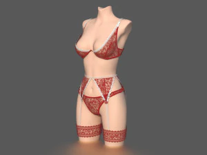 lingerie pack 3D Model