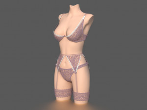 lingerie pack 3D Model