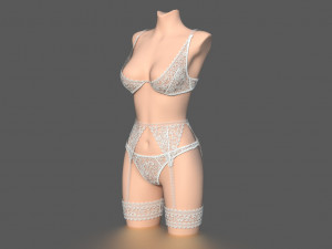 lingerie pack 3D Model