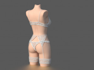 lingerie pack 3D Model