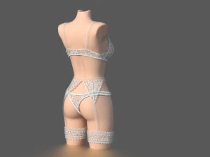 lingerie pack 3D Model