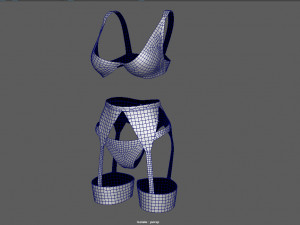 lingerie pack 3D Model