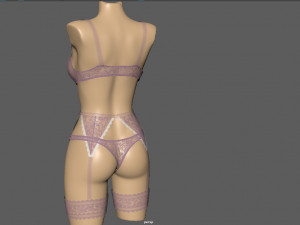 lingerie pack 3D Model