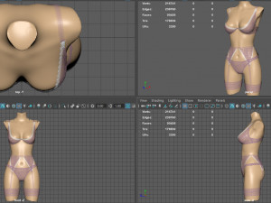 lingerie pack 3D Model