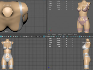 lingerie pack 3D Model