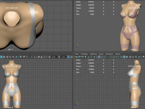 lingerie pack 3D Model