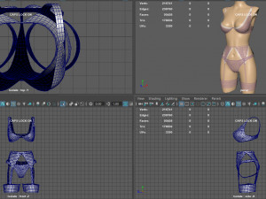 lingerie pack 3D Model