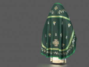 ortodox church priest clothing 3D Model