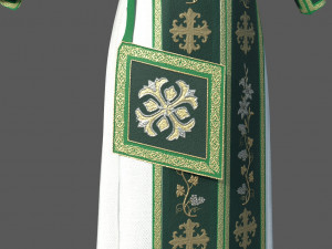 ortodox church priest clothing 3D Model