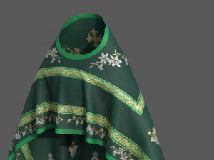 ortodox church priest clothing 3D Model