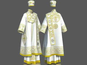 ortodox bishop vestment 3D Model