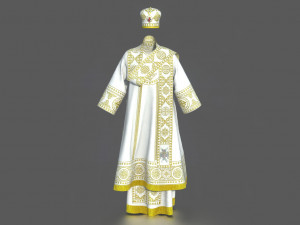 ortodox bishop vestment 3D Model