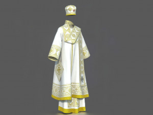ortodox bishop vestment 3D Model