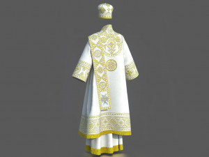 ortodox bishop vestment 3D Model