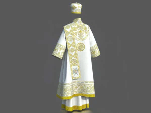 ortodox bishop vestment 3D Model