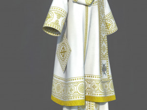 ortodox bishop vestment 3D Model
