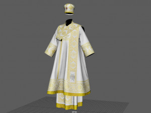 ortodox bishop vestment 3D Model