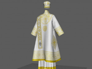 ortodox bishop vestment 3D Model