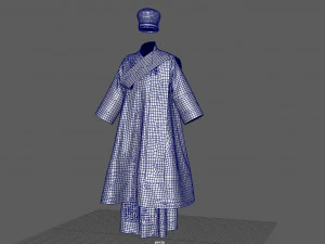 ortodox bishop vestment 3D Model